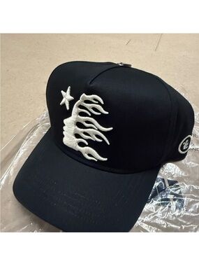 Black hellstar hat  Embroidery